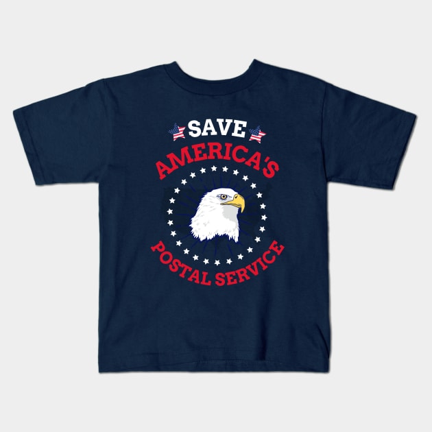 Save our Postal Service - Save our Post Office Kids T-Shirt by Hello Sunshine
